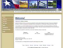 Tablet Screenshot of kolkhorstcpas.com